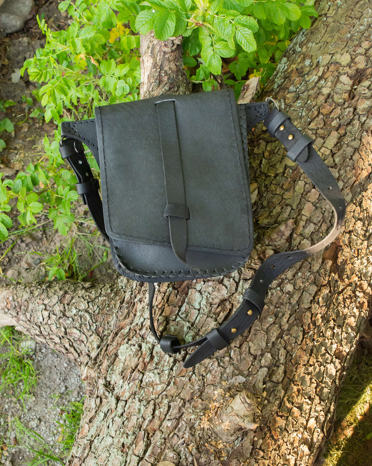 Riñonera Medieval Louis, en Piel