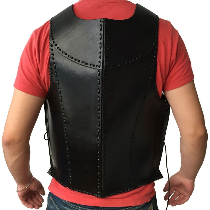 Armadura medieval cuero negro