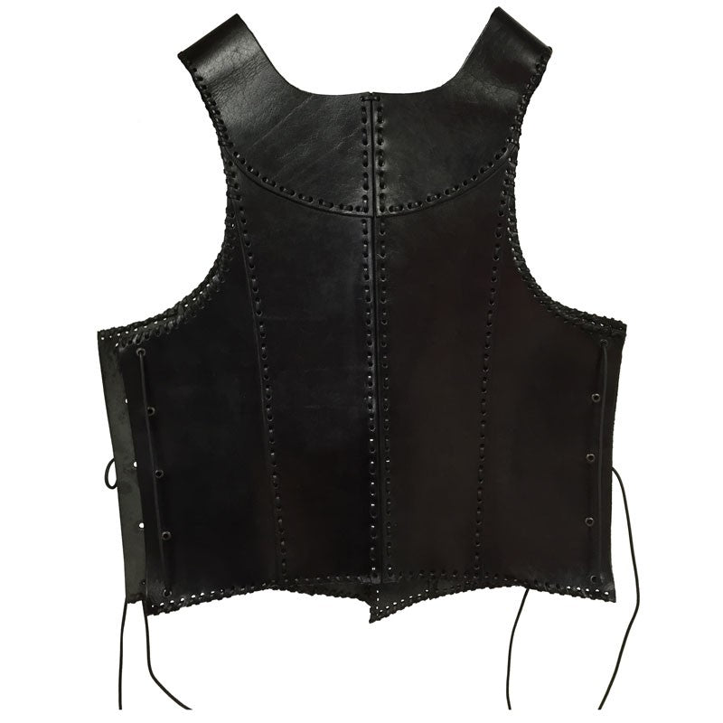 Armadura medieval cuero negro