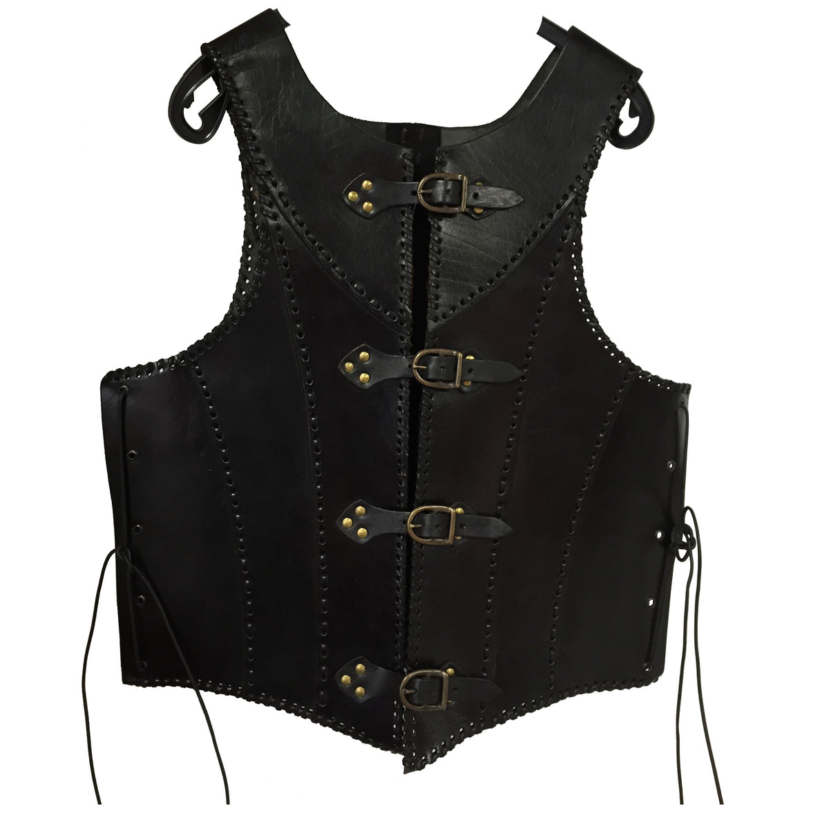 Armadura medieval cuero negro