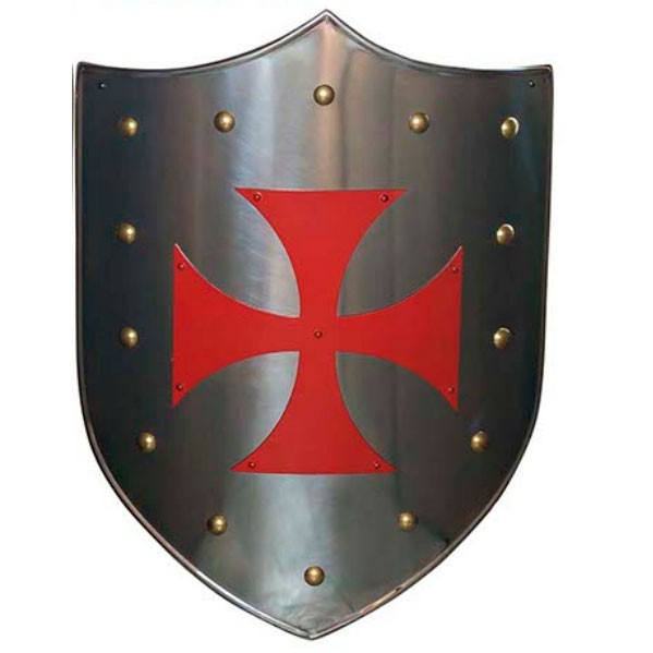 Escudo Cruz Templaria Roja