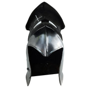 Bacinete medieval con visor