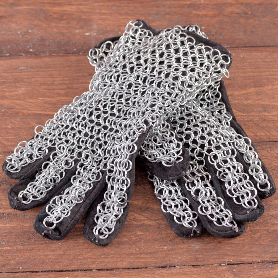 Guantes cota de malla galvanizados