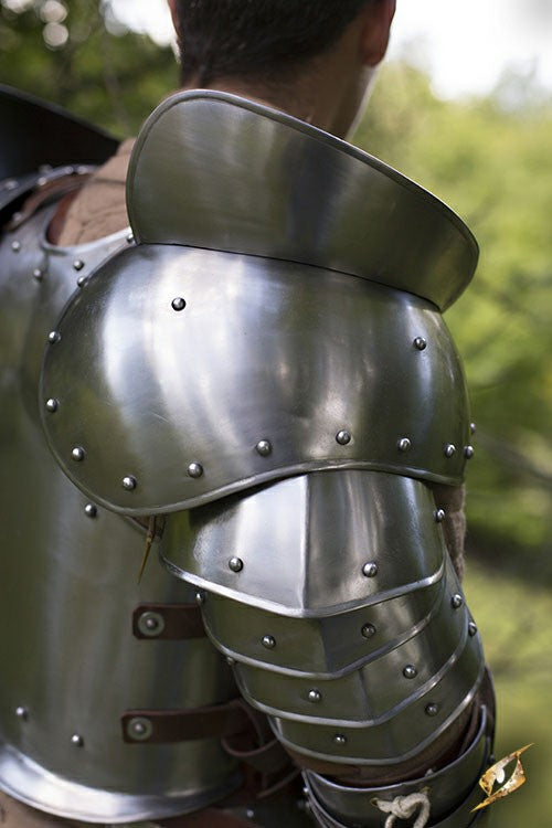 Hombreras guerrero medieval