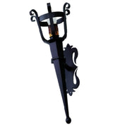 Aplique antorcha forja 1 luz (46x21 cms.)