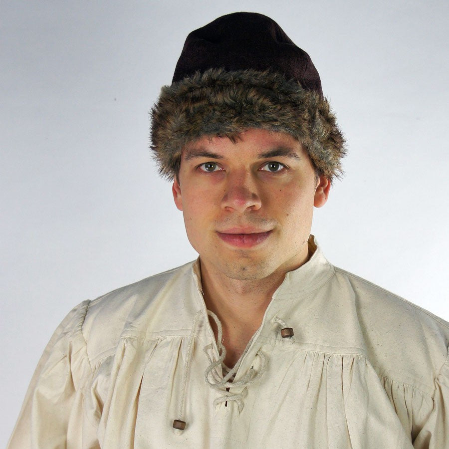 Gorro vikingo Ulf piel