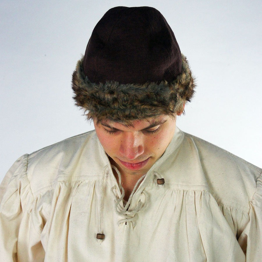 Gorro vikingo Ulf piel