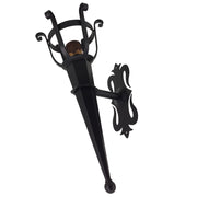 Aplique antorcha forja 1 luz (46x21 cms.)