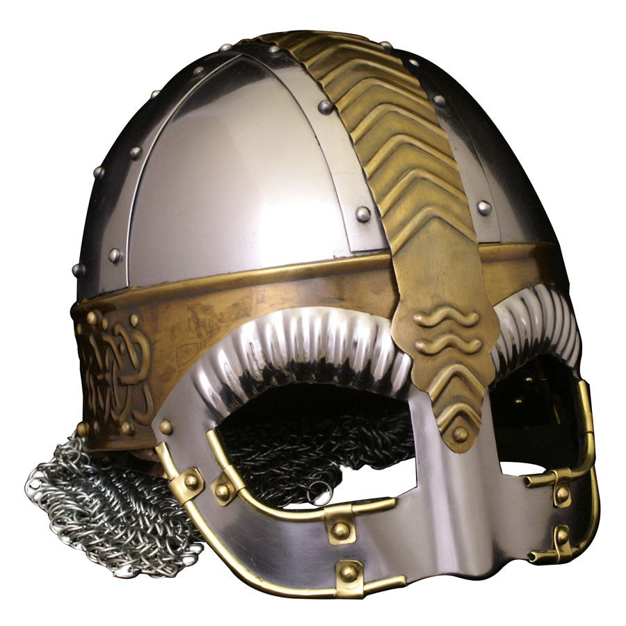Casco medieval con visera Beowulf