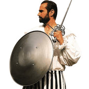 Escudo abovedado funcional, 58 cms.