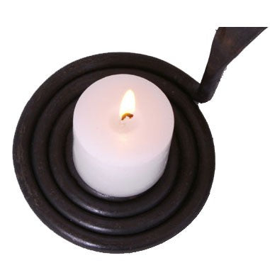 Candelero forjado a mano