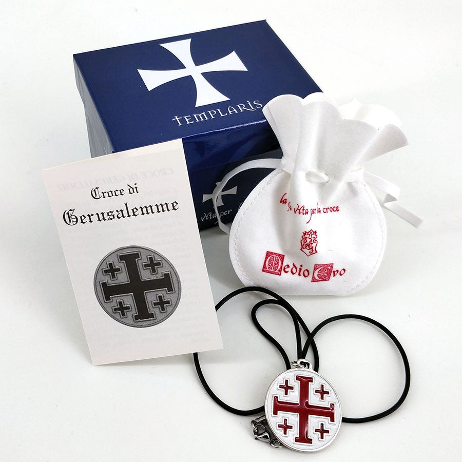 Colgante Cruz de Jerusalén (3,3 cms.)