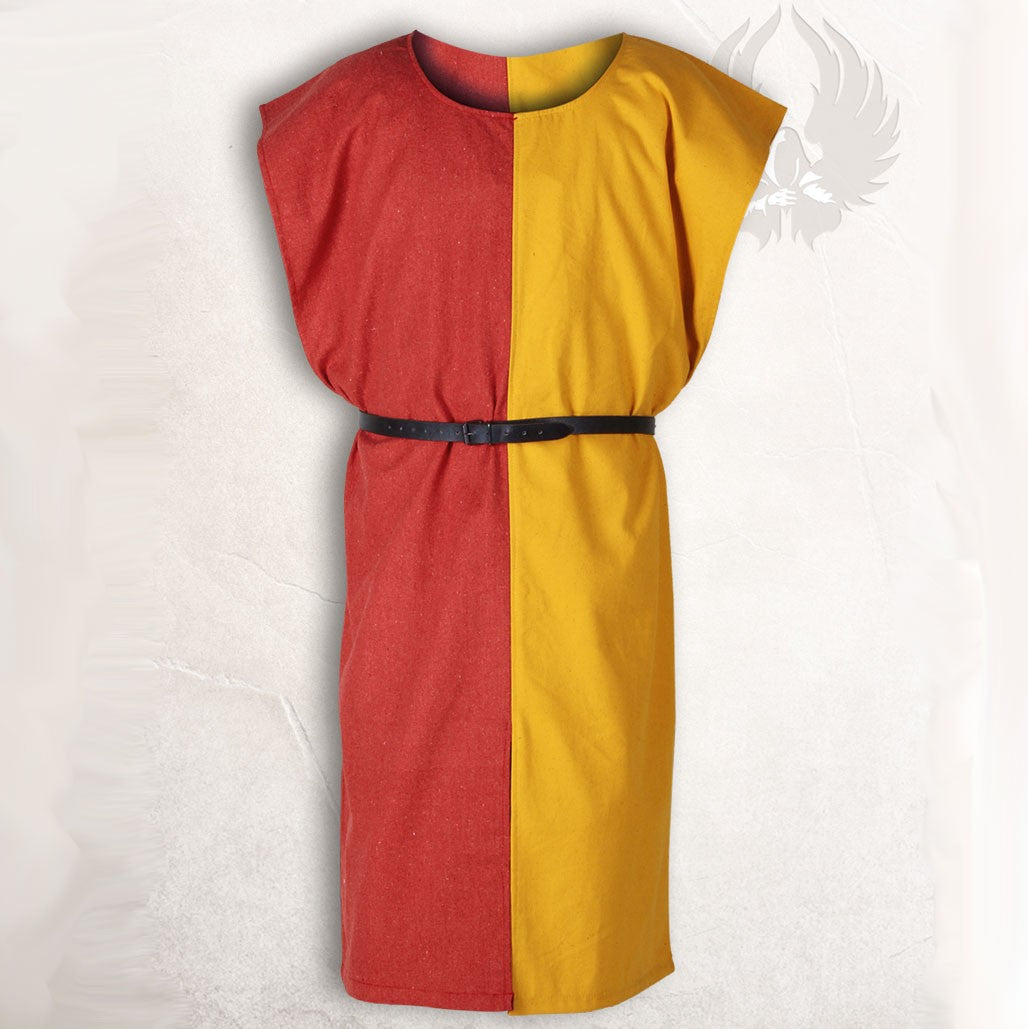 Sobrevesta medieval Ignaz, Rojo-Amarillo