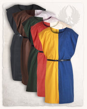 Sobrevesta medieval Ignaz, Rojo-Amarillo