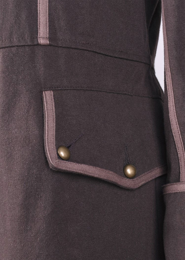 Chaqueta Pirata Barbanegra marrón