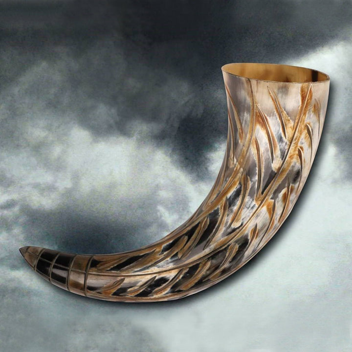 Cuerno vikingo de Ragnar, 35 cms.