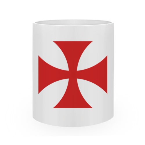 Taza de Cerámica Cruz Templaria