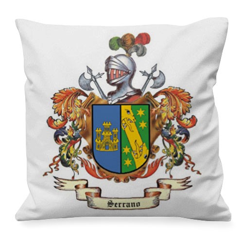 Cojín personalizado con Escudo Heráldico 1 Apellido
