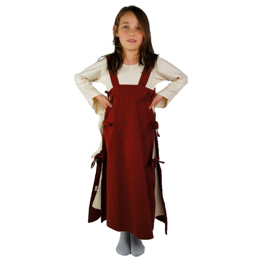 Vestido-sobrevesta para niñas