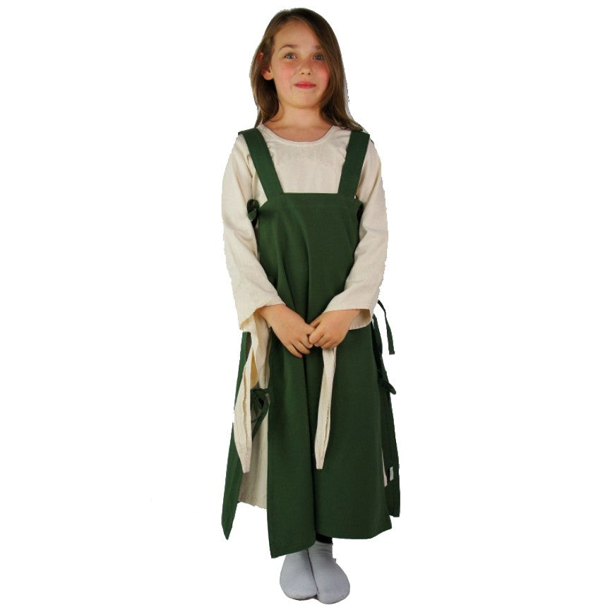 Vestido-sobrevesta para niñas