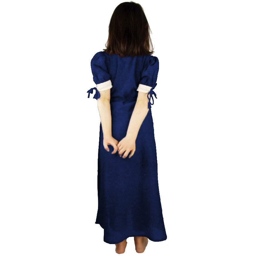 Vestido medieval de verano para niñas