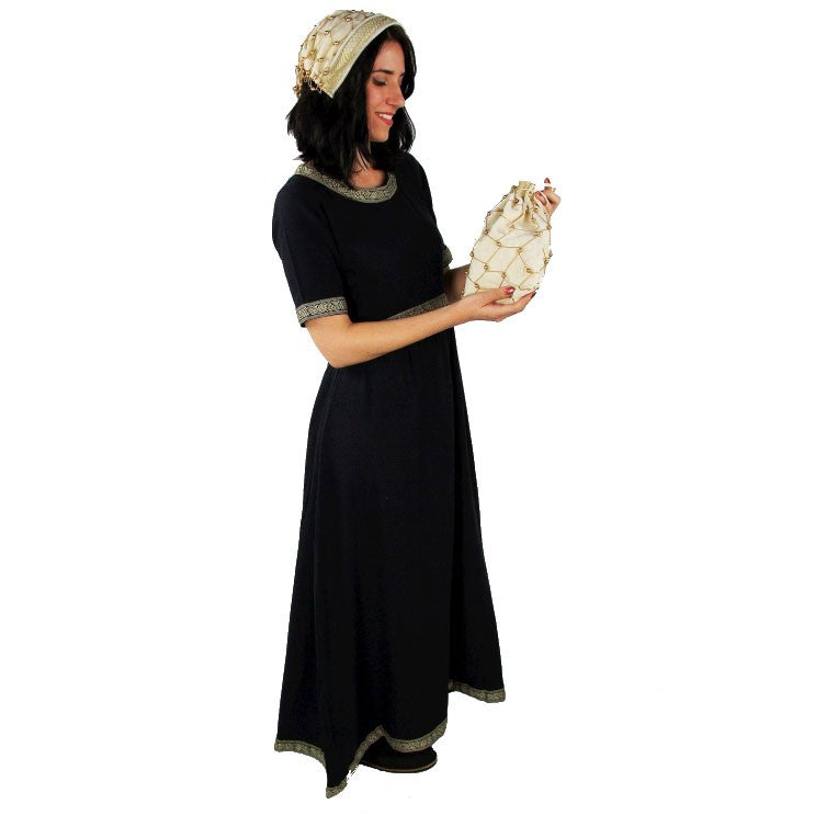 Bolso redecilla Crema mujer noble medieval