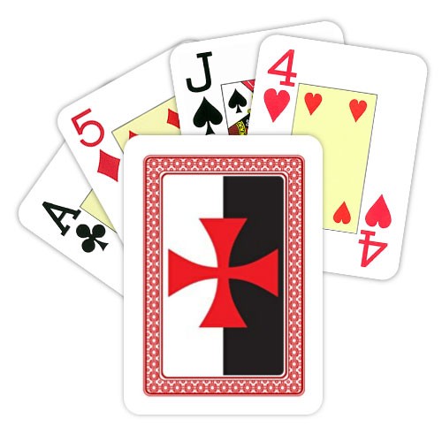 Baraja de Cartas Francesa de los Templarios