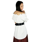 Blusa medieval manga corta