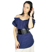 Blusa medieval manga corta