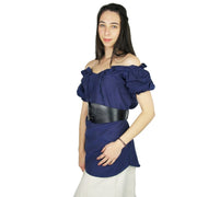 Blusa medieval manga corta