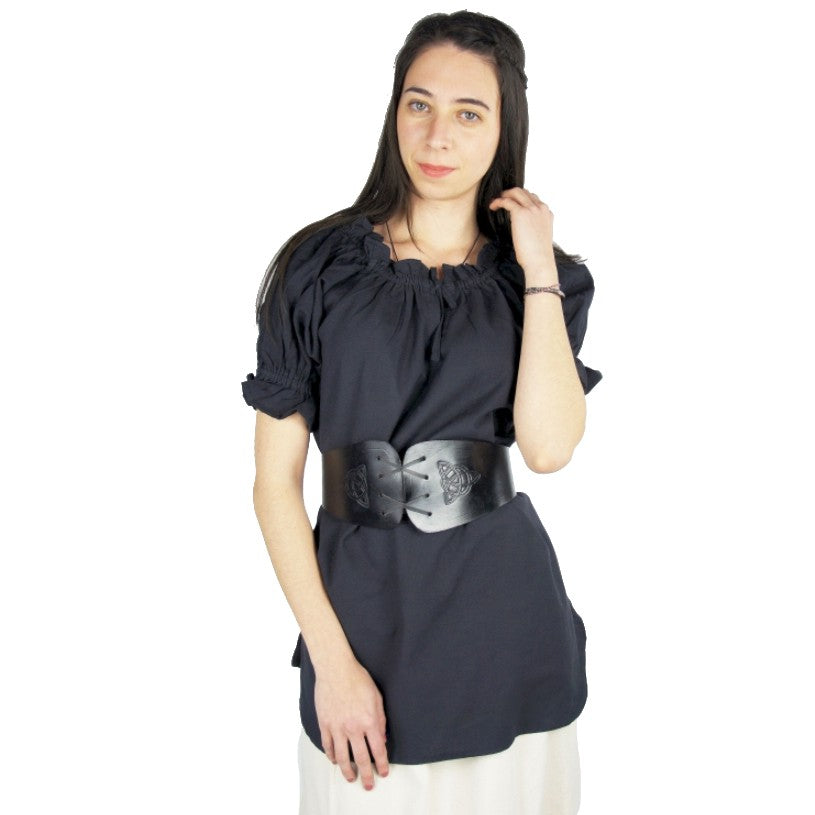 Blusa medieval manga corta