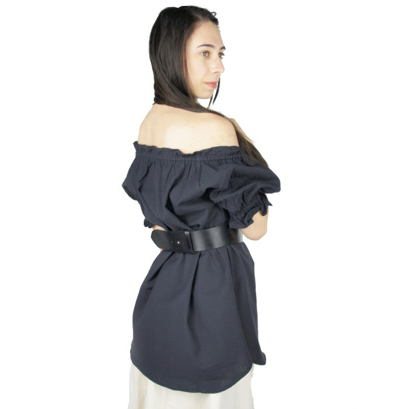Blusa medieval manga corta