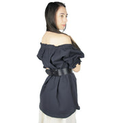 Blusa medieval manga corta