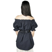 Blusa medieval manga corta