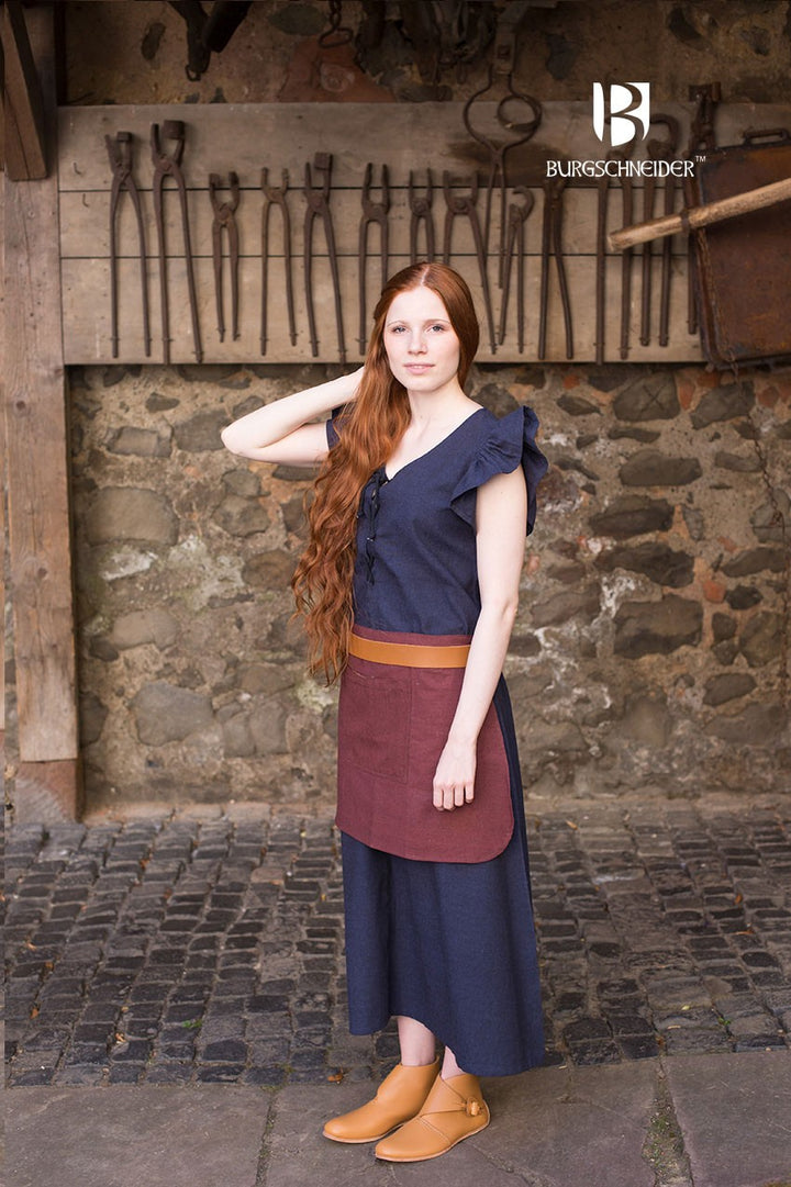 Vestido Medieval Mujer Agga Azul