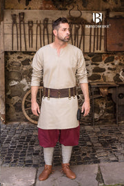 Túnica Medieval Leif, crema