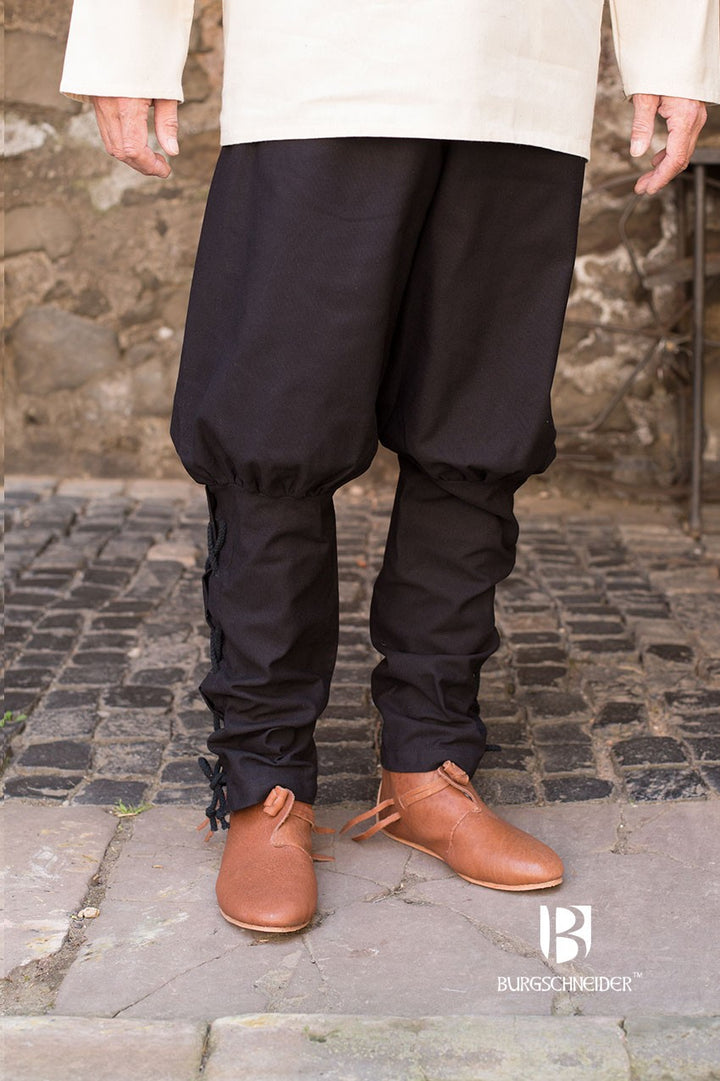 Pantalones medievales Wigbold, negros