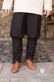 Pantalones medievales Wigbold, negros