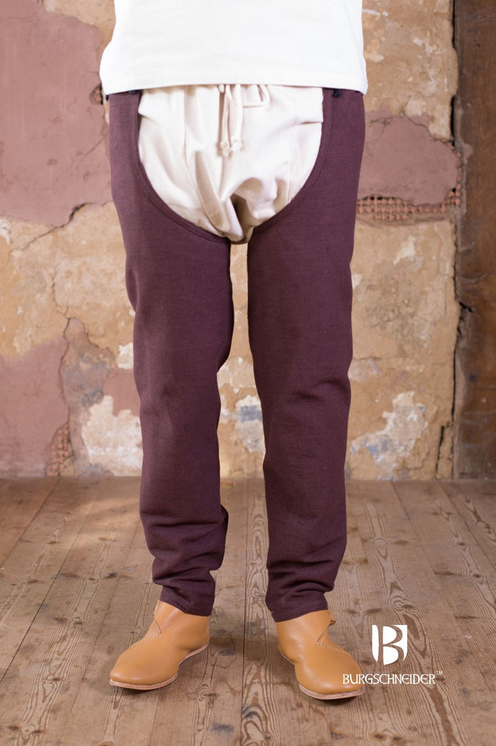 Pantalones medievales Brandolf, marrón