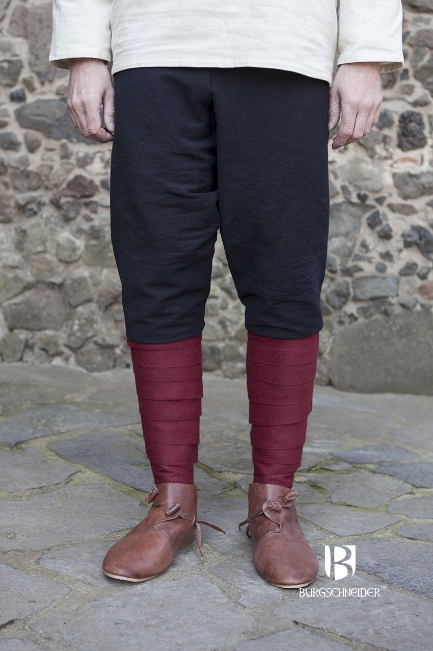 Pantalones medievales Ragnar, negro