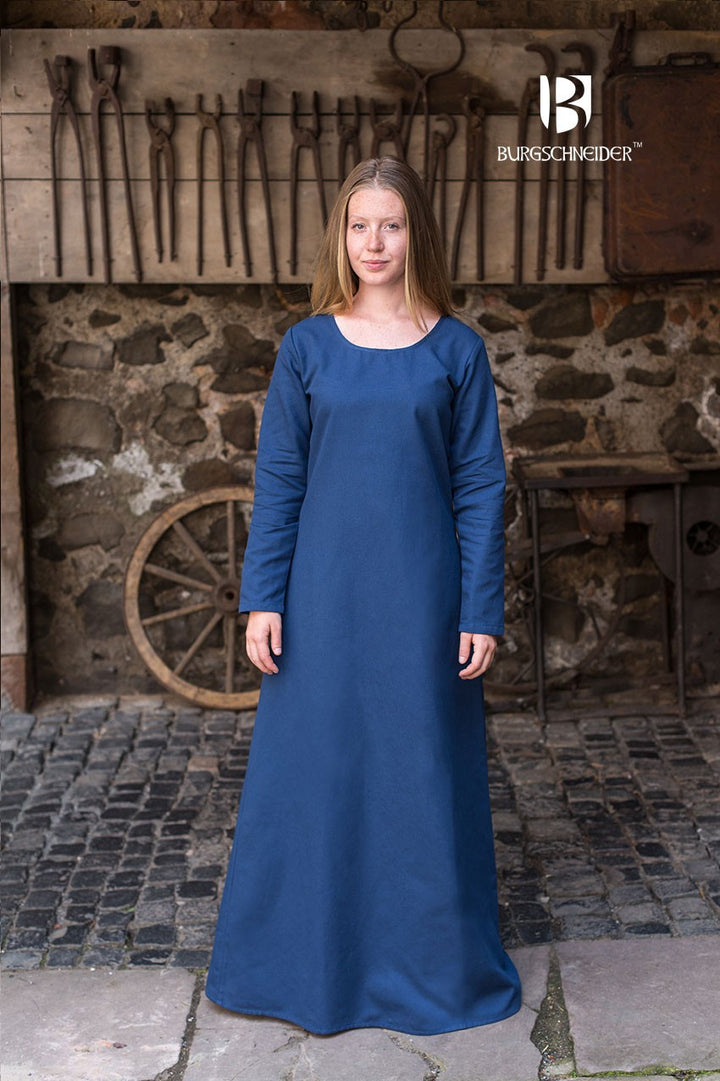 Túnica medieval Freya, azul