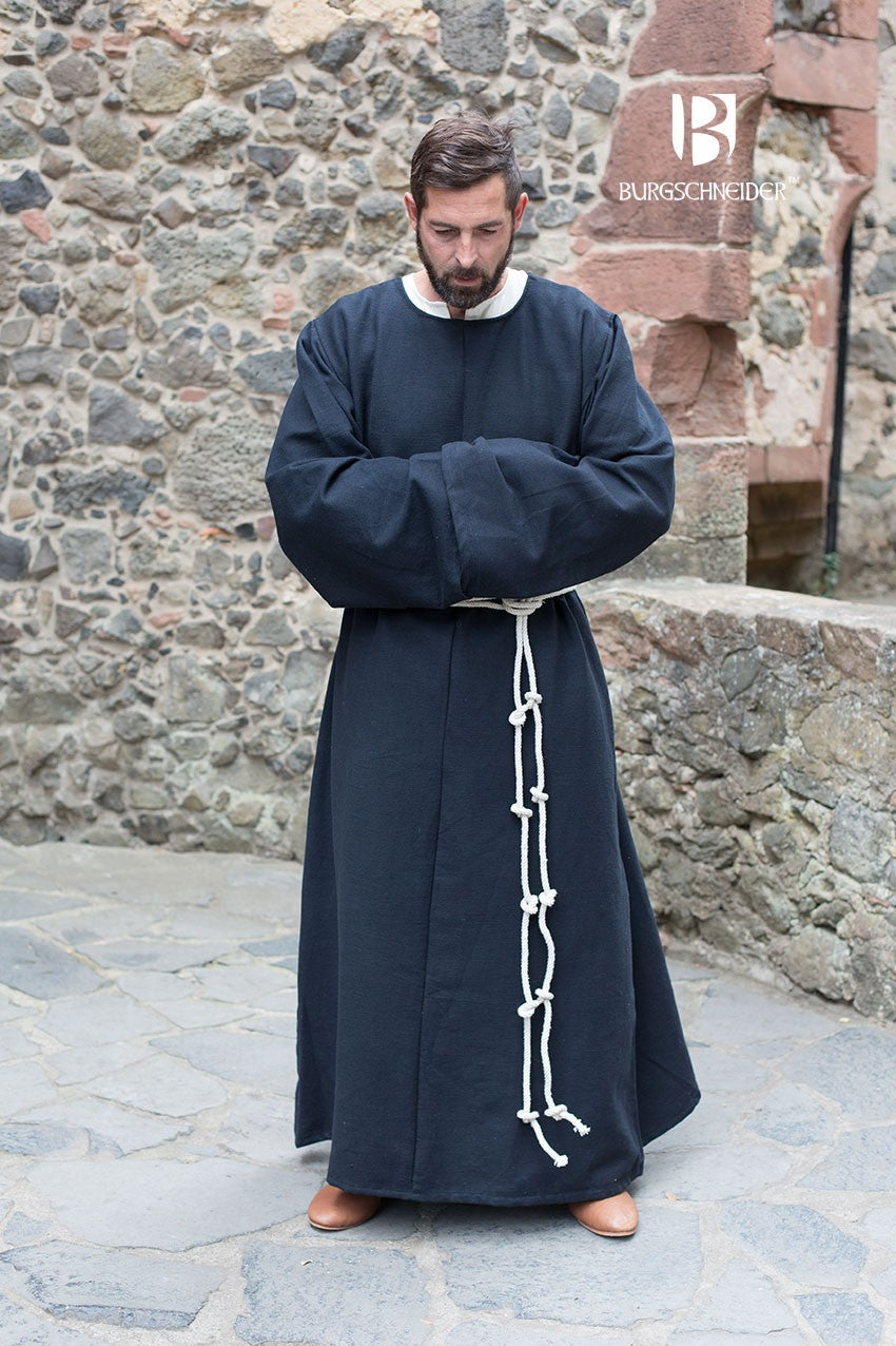 Traje de Monje medieval Benediktus, negro