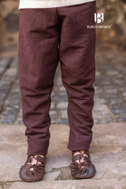 Pantalón medieval niño Ragnarsson marrón