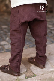 Pantalón medieval niño Ragnarsson marrón