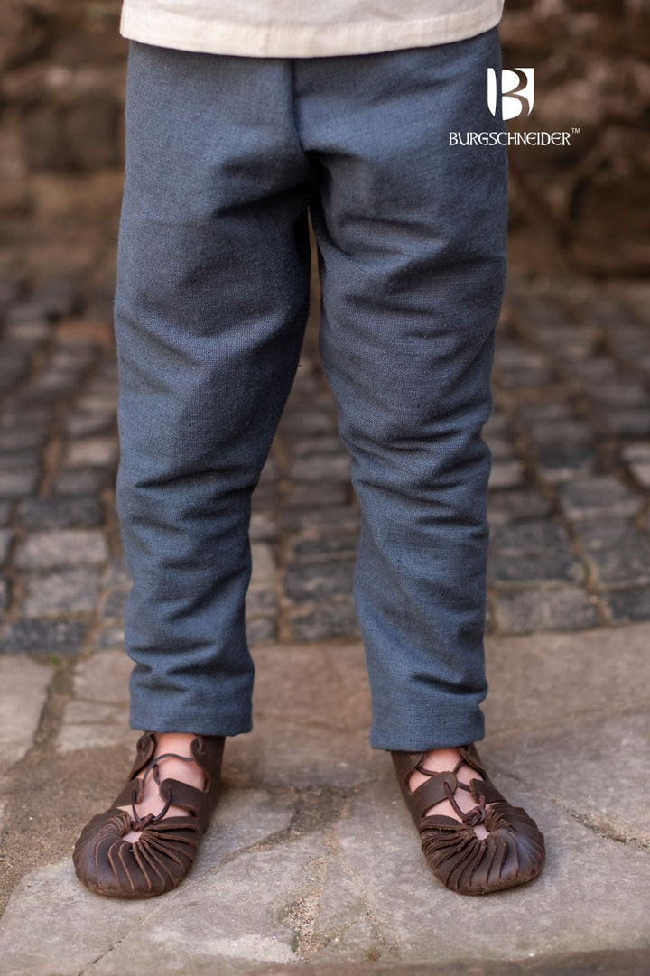 Pantalón medieval niño Ragnarsson gris