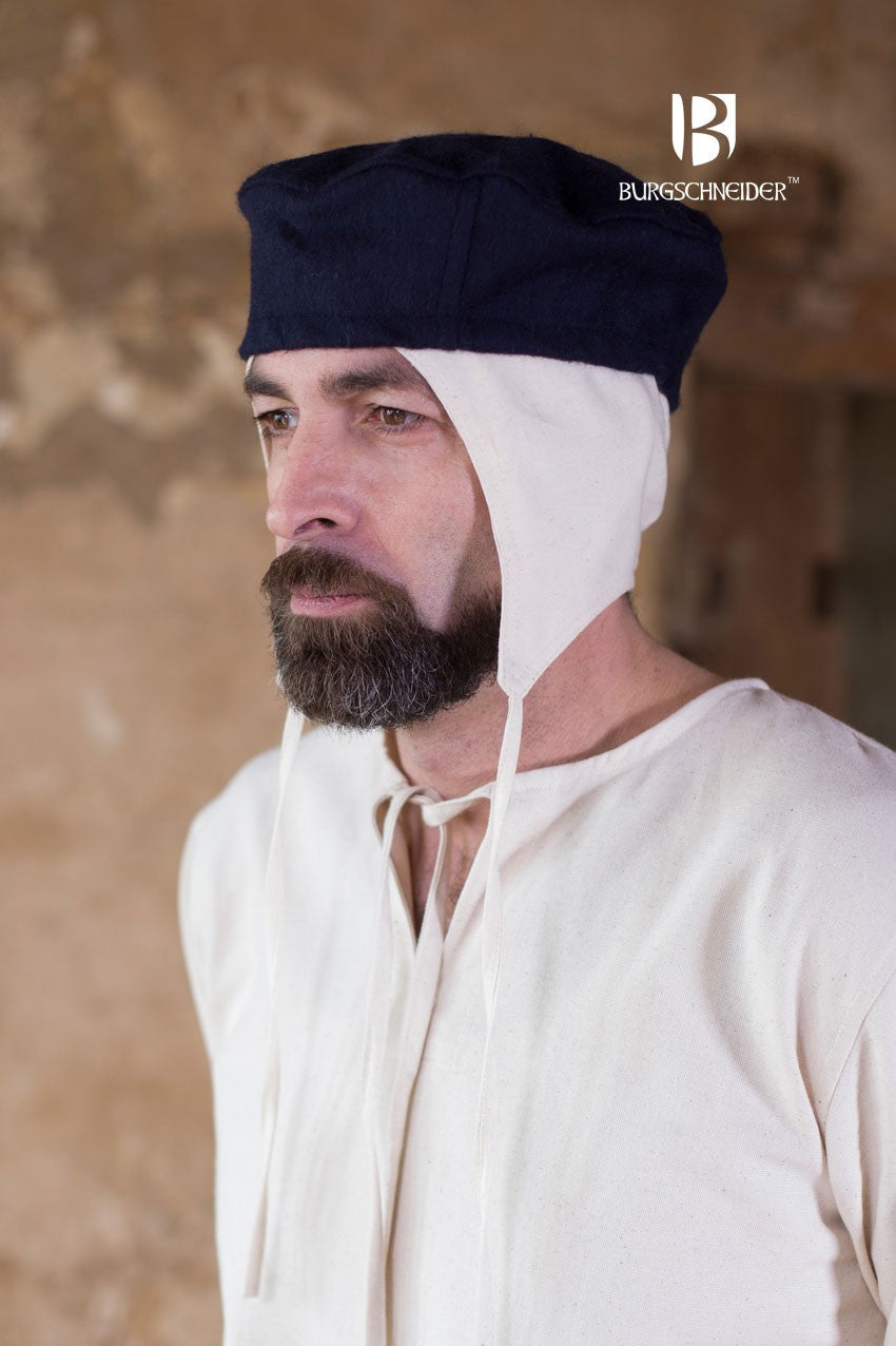Gorro medieval Hugo, azul