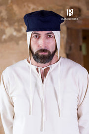 Gorro medieval Hugo, azul