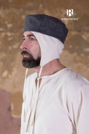 Gorro medieval Hugo, gris