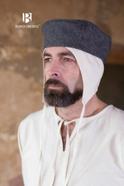 Gorro medieval Hugo, gris