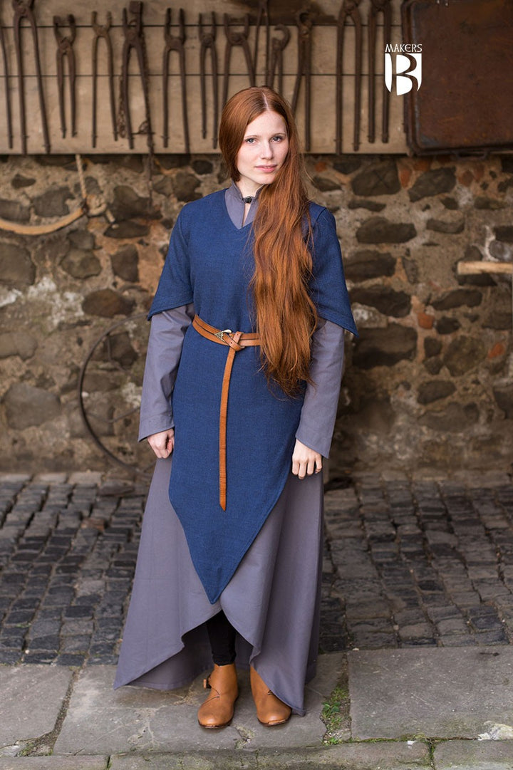 Túnica medieval Laylin, azul